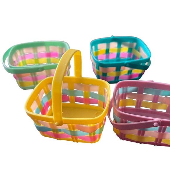 Easter Bundle Decor|Bunny Pillow Cover, Eggs, Grass, Mini Basket & Tabletop Sign - Picture 11 of 16